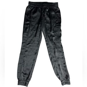 Calvin Klein Black Satin Joggers Pants